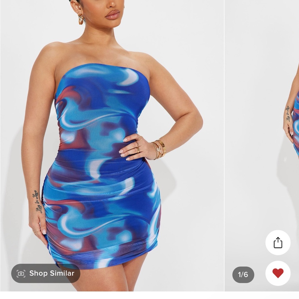 Cute tube top dress